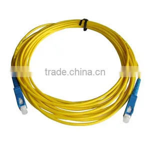 SC/UPC-SC/UPC G652d G657A Singelmode Simplex Fiber Optic Patch Cord Yellow Color LSZH Jacket thumbnail-3