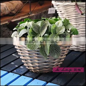 Willow and Wire Basket thumbnail-1