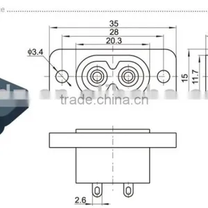Power Plug Socket AS-15B,DC Male Connector,DC Plug Female Connector thumbnail-4