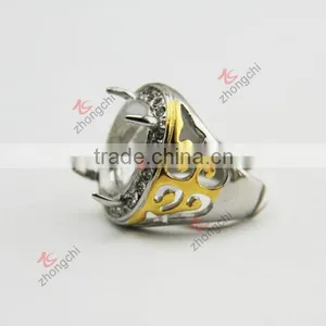 Hot Selling Stainless Steel Wedding Ring Indonesia Wholesale thumbnail-6