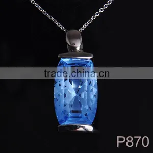 Pink Zircon Pendant for Lady Fashion Jewelry thumbnail-4