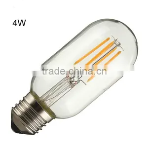 2W 4W Industrial Vintage Tubular T45 Edison LED Filament Bulb E27 220V Warm White thumbnail-4
