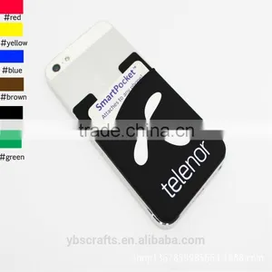 Microfiber Lycra Fabric in Rolls Cell Phone Sticker Card Holder/cheap Sticker Holder From China thumbnail-1