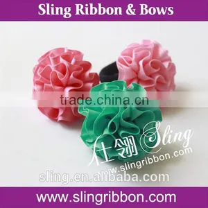 Grosgrain Ribbon Flowers With Elastic Band thumbnail-1