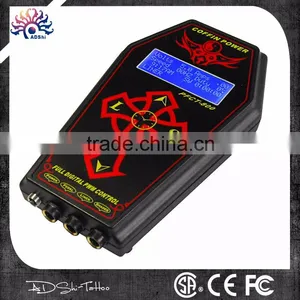 New COFFIN Digital Dual Machine Tattoo Power Supply Remote Control,LCD Tattoo Machine thumbnail-1
