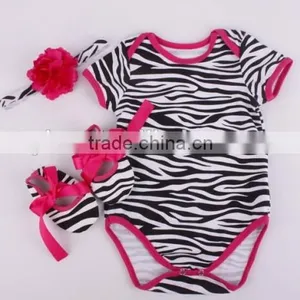 Baby Boutique Summer Infant Clothes Sets Cotton Short Sleeve Summer Infant Clothes Sets thumbnail-5