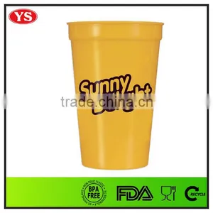 Bpa Free Single Wall Plastic 16 oz Stadium Cup thumbnail-1