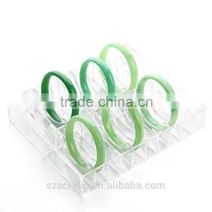Customized Size Clear Acrylic Bracelet Jewelry Display Tray for Supermarket thumbnail-1