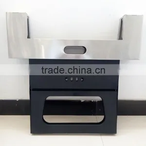 Portable Folding Charcoal Barbeque Grill Mini Charcoal BBQ Grill thumbnail-4