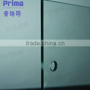 6mm 8mm 10mm Tempered Glass In Green Color For Sale Prices With Drill Hole Glass Sheet thumbnail-1