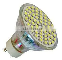 3528 GU10 High Quality LED Spotlight 60 Leds SMD thumbnail-1
