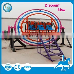 Thrilling New Products! High Quality 2seats Amusement Human Gyroscope Ride for Sale thumbnail-3