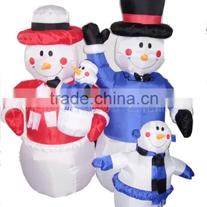 Christmas Inflatable Snowman Family thumbnail-1