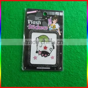 Glitter Colorful Self-adhesive Cartoon Sticker for Decor thumbnail-1