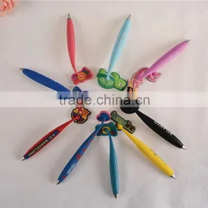Promotional Soft PVC/Rubber Magnetic Hanging Pen thumbnail-1