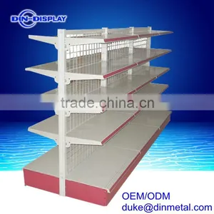 Display Double Sided Gondola Supermarket Rack Supermarket Gondola Shelving thumbnail-1