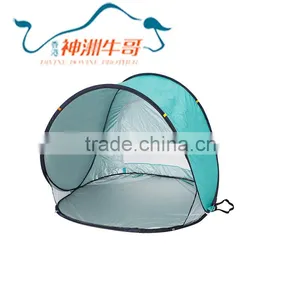 Silver Coated Polyester Pop up Beach Tent thumbnail-1