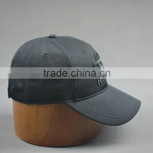 Black Sports Caps Diamond Mesh PE Sports Caps thumbnail-6