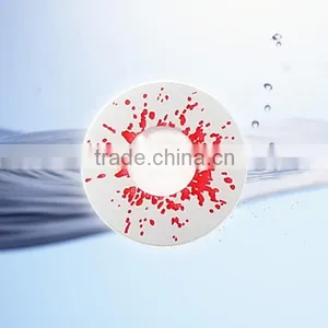 Custmized Bloody Ogrish Circle Crazy Contact Lens/ghostly Yearly Plano Contact Lens/wonderful and Hot Selling thumbnail-1