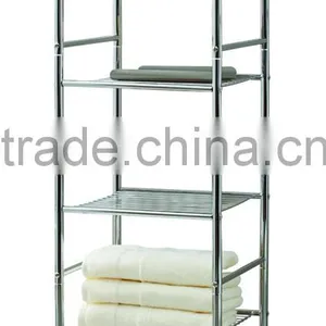 6 Tier Shelf Bathroom Cabinet Furniture thumbnail-1