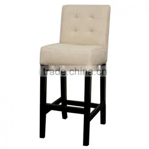 Modern Fabric Bar Furniture Bar Stool Chair Counter Stool for Sale thumbnail-1