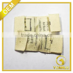 Center Fold Woven Print Label Printed Garment Label thumbnail-4