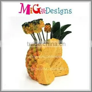 Welcome Custom Design Polyresin Ceramic Fruit Fork thumbnail-1
