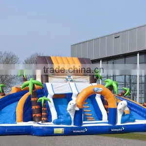 Boys and Girls Water Inflatable Pool Slide, Low Price Inflatable Waterslide on Sale thumbnail-3