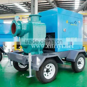 High Speed Running Diesel Engine Pump Unit With Trailer Type 280m3/h thumbnail-3