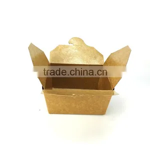 2016 High Quality Food Packaging Custom Kraft Paper Meal Paper Box thumbnail-3