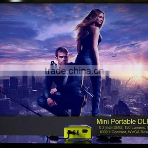 Multimedia Home Theater Use, Perfect Gift Video Projector HDMI USB for Home Cienma Use 150 Lumens Cheap Mini Led Projector thumbnail-5