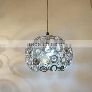 Crystal Ball Pendant Light Decorative Metal Pendant Hanging Lamp / Light thumbnail-3