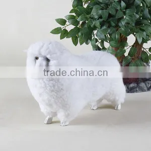 Real Fur Life Size Unstuffed Peluche Toys Animals Plush Toy Goat thumbnail-2