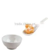 Melamine Round Bowl and Party Spoon thumbnail-1