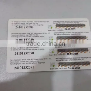 Manufacture High Quality Credit Card Size PVC Cards With Scratch-off Panel thumbnail-5