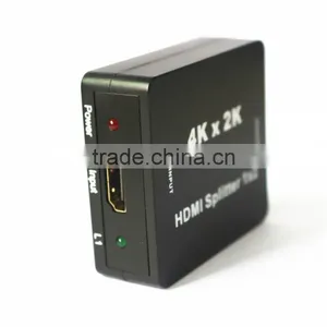 4K*2K MINI HDMI Splitter 1x2 ,1.4V HDMI Splitter Support 3D 2 in 1 Out thumbnail-2