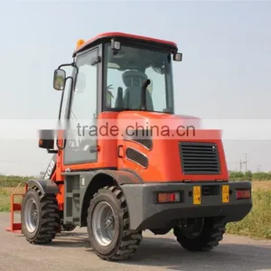 Everun ER08 Wheel Loader Hydraulic Driving, 800KG Loading Capacity With Snow Blade thumbnail-2