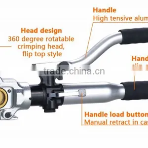 HT-300 6T Hand Cordless Hydraulic Crimping Tool thumbnail-2