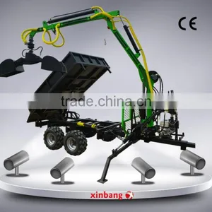 Timber Trailer With Crane thumbnail-3