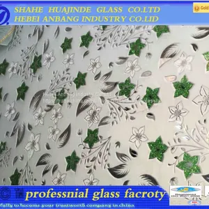 Acid Etched Glass and Ice Flower, Decorative Art Door Window Glass thumbnail-4