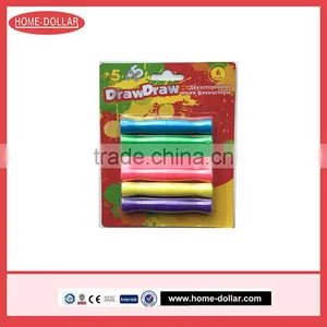 6pc Non Toxic Assorted Colors Oil Pastel Gel Solid Highlighter Pen thumbnail-1