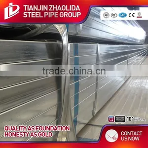 Cold Rolled Think Wall Hot Dip Galvanized Square Tubes for Low Pressure Water Pipe Oil Gas Use thumbnail-5