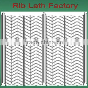 20 Years Facory of Rib Lath/ High Rib Lath/brick Mesh for Construction,made With Galvanized Steel Plate,various Sizes Avaiable thumbnail-1