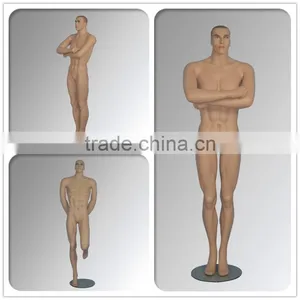 Male Make up Mannequin With Stainless Base thumbnail-1