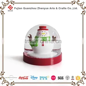 2016 Personalized Plastic Snowman Water Snow Globe thumbnail-1