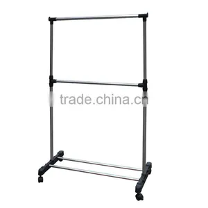 Hanging Clothes Drying Rack With Heavy Duty Loading Elegant Garment Rack Style thumbnail-5