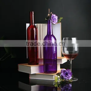 Factory Supply Best Price 750ml Factory Direct Purple Wine Bottles thumbnail-2