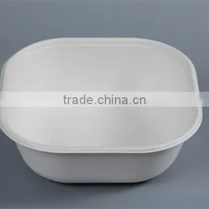 Thermofoamed Fiber Biodegradable Compostable Sugarcane Food Containers/boxes With Lids thumbnail-1