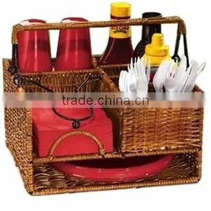 Hotsale pp Plastic or Sea Grass and Metal Wire Material Table Top Organizer thumbnail-1