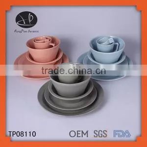 Stoneware Dinnerware Glazed Ceramic Chinese Tea Set thumbnail-1